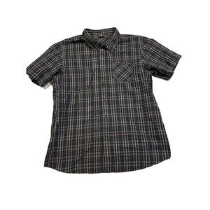 Oakley Men's Black Short Sleeve Button Up Shirt XL